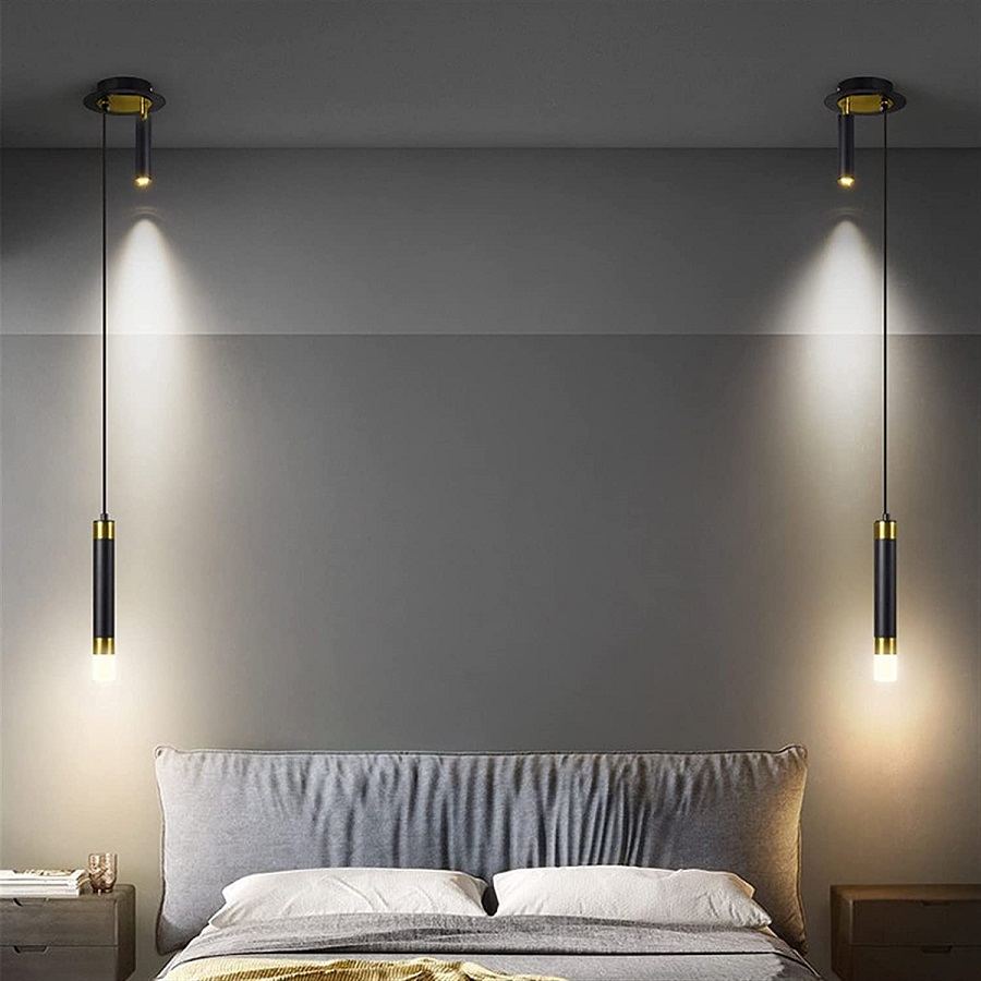 Đèn trang trí mang đến không gian ấm áp giúp gia chủ ngủ ngon và sâu giấc hơn