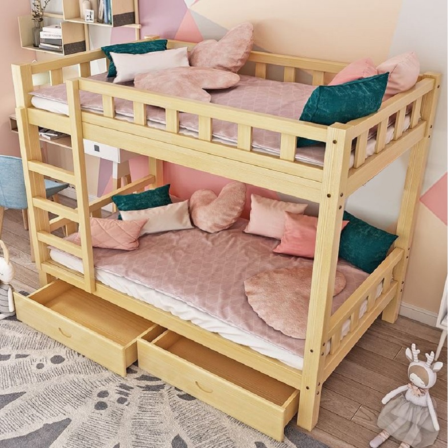 Chọn lựa kích thước giường phù hợp với không gian phòng ngủ sẽ giúp trẻ luôn háo hức khi trở về phòng và ảnh hưởng rất tốt tới quá trình phát triển của trẻ.