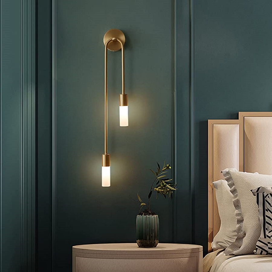 Phòng ngủ phong cách hiện đại rất ưa chuộng các đèn trang trí thuộc loại đèn thả