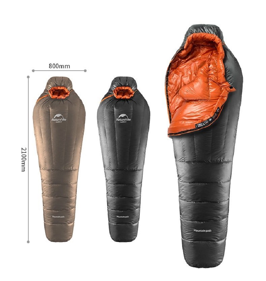 NatureHike UL1200 là dòng túi ngủ làm từ lông vũ mang đến khả năng giữ ấm cực tốt, phù hợp cho điều kiện môi trường nhiệt độ âm sâu